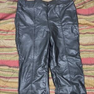 Black Leather Pants